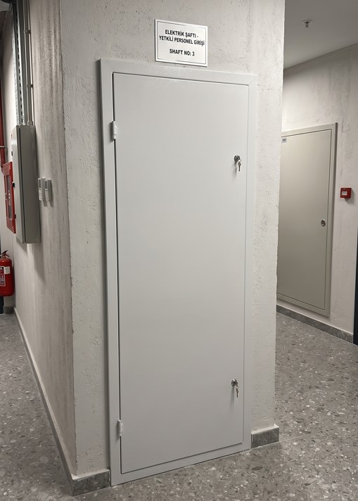 120 dk Yangına dayanıklı şaft kapağı